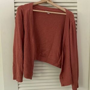 American Eagle Outfitters Rust Cardigan